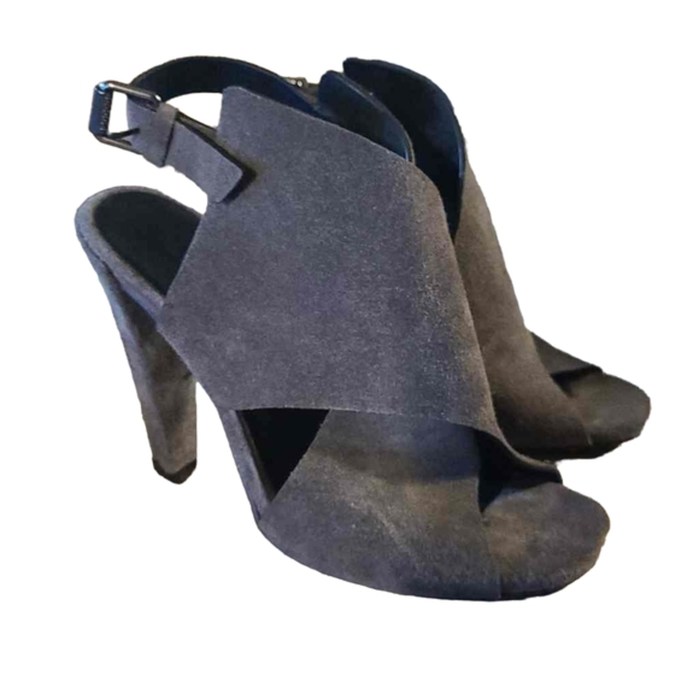 ALLSAINTS‎ | 'Ulla' Suede Peep Toe Heeled Sandal in Size EU 37
